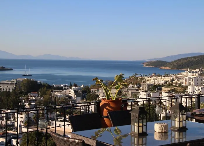 别墅 Luxury With Panoramic Sea View 博德鲁姆